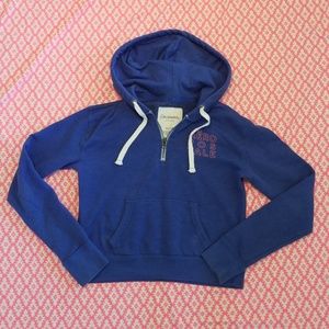 Aeropostale Womens Cropped Hoodie Sweatshirt